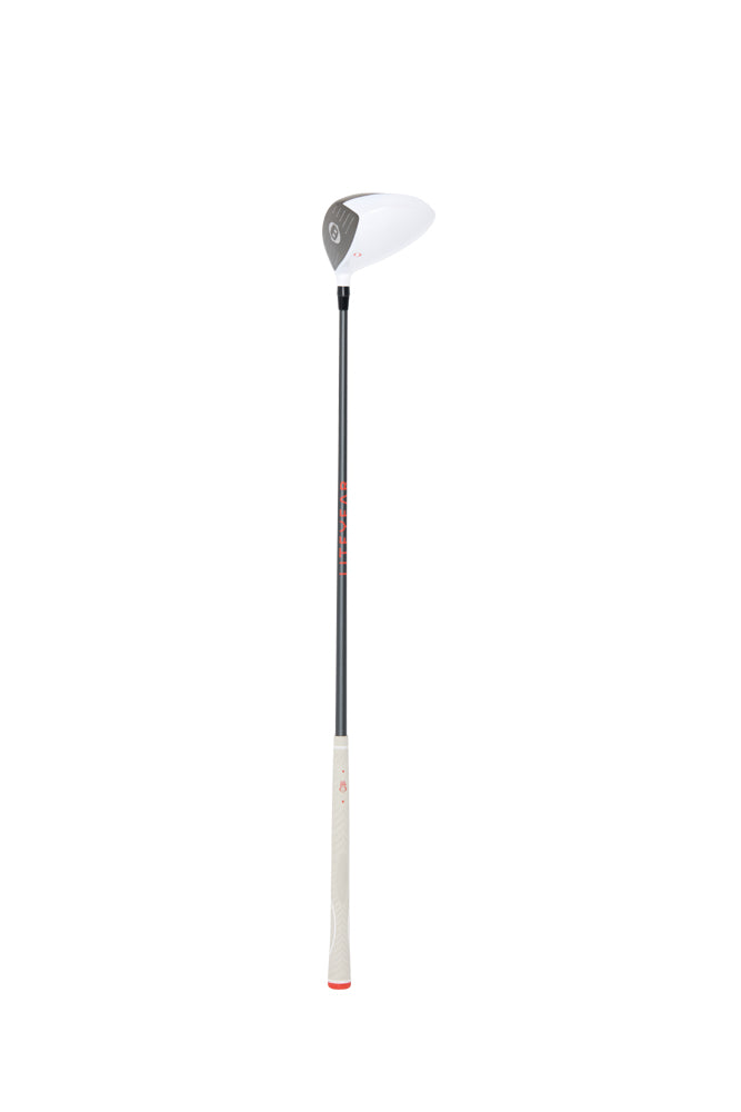 Golf club head on a white background