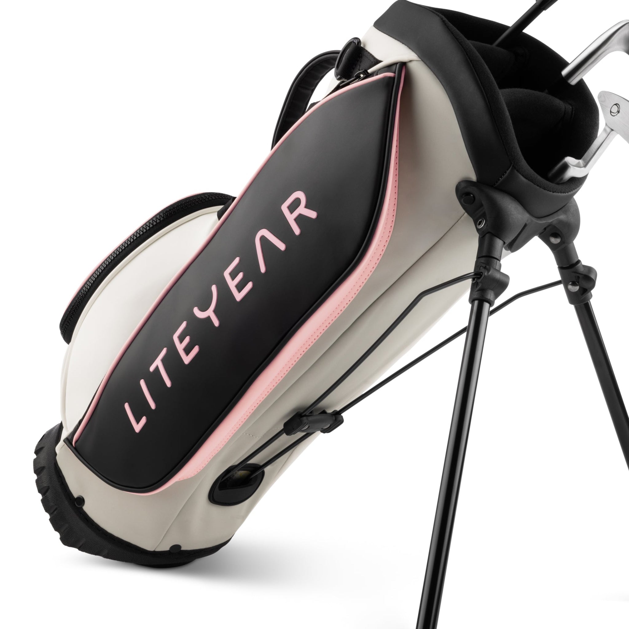 Liteyear Toddler Golf ZERO GRVTY Soft Pink Storage View. #Color_Soft-Pink