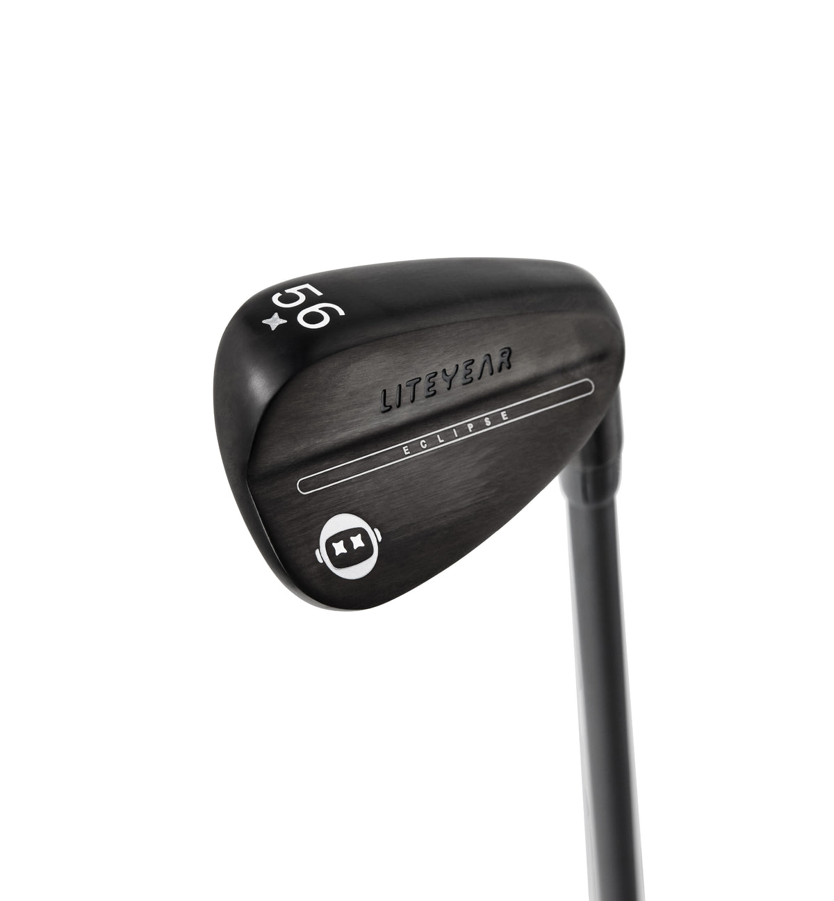 Golf club head with 'LITEYEAR' branding on a white background