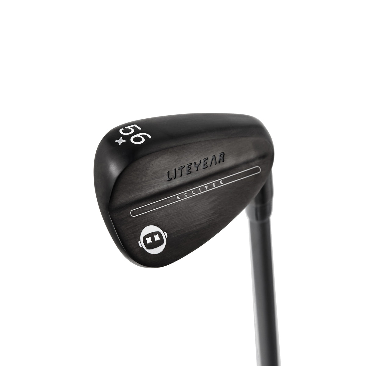 Golf club head with 'LITEYEAR' branding on a white background