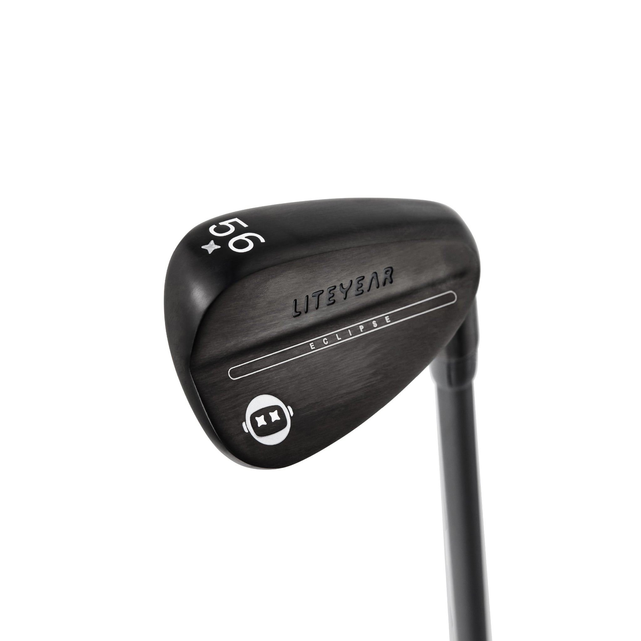 Golf club head with 'LITEYEAR' branding on a white background