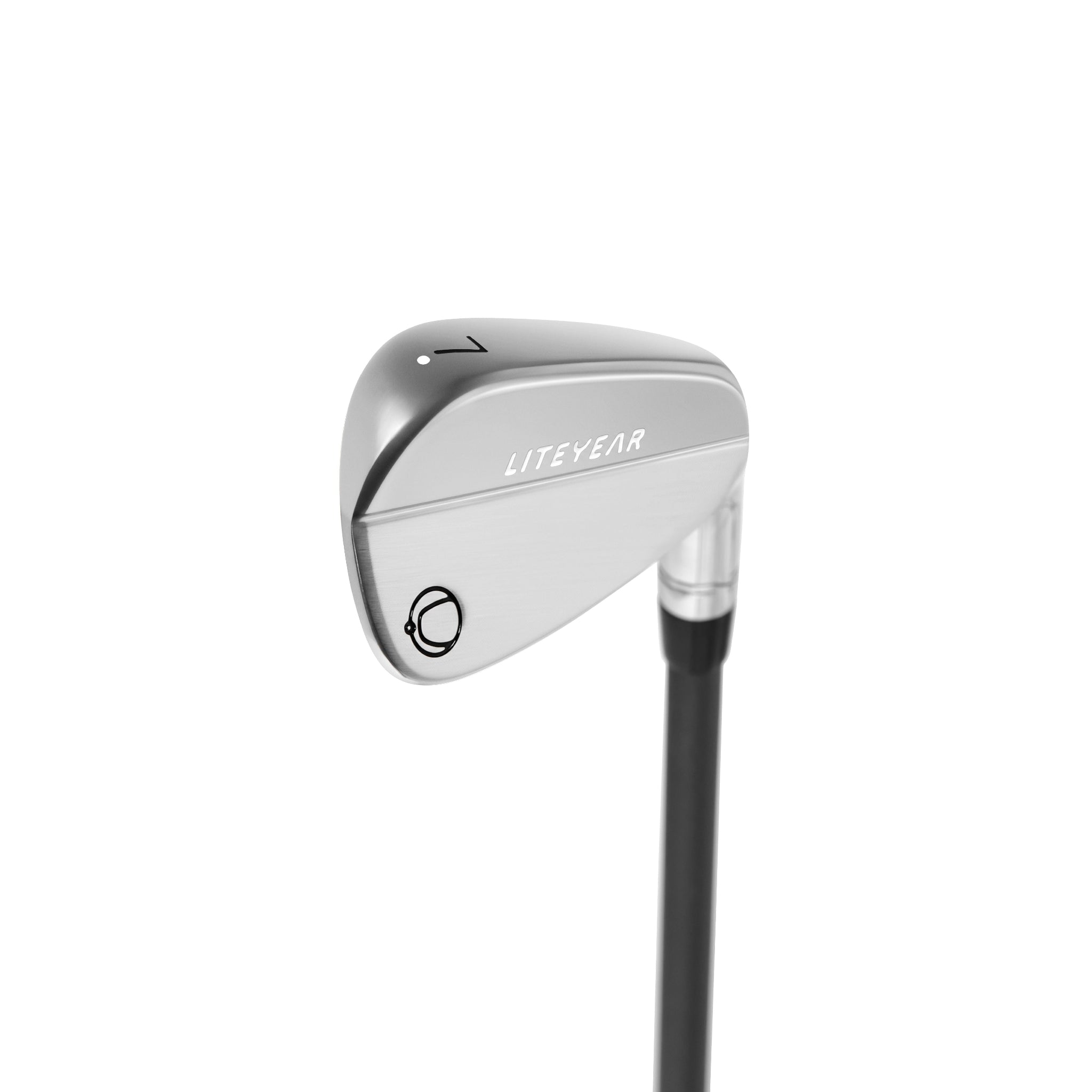Golf club with 'LITEYEAR' branding on a white background