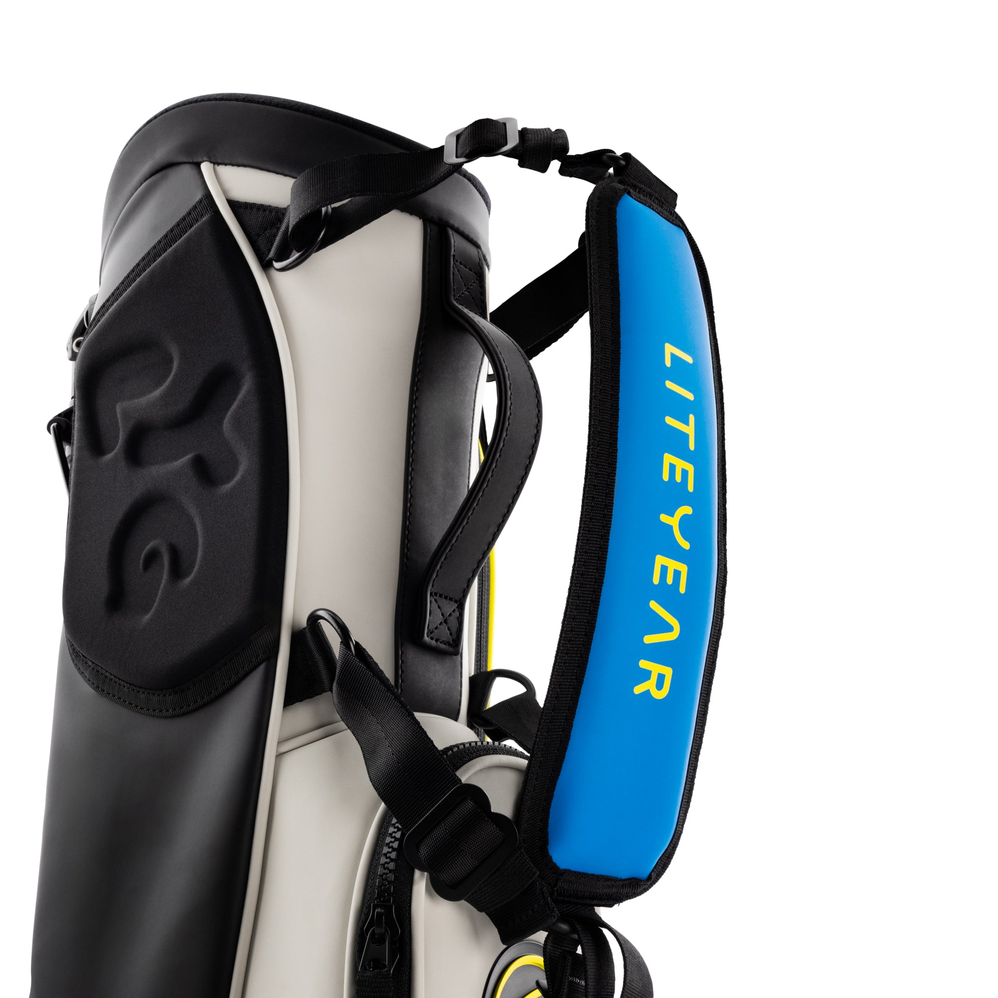 Kids Golf Bag Liteyear Handle Black Yellow