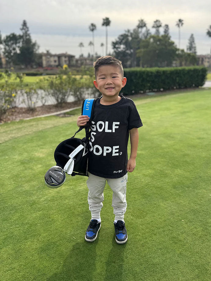 Liteyear Golf - My Son on the Golf Course