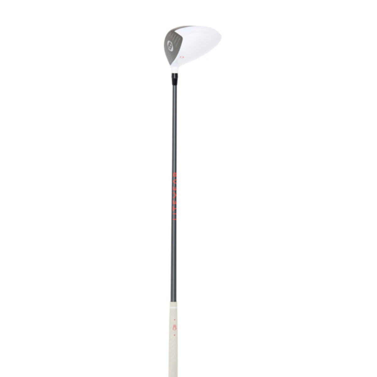Golf club head on a white background