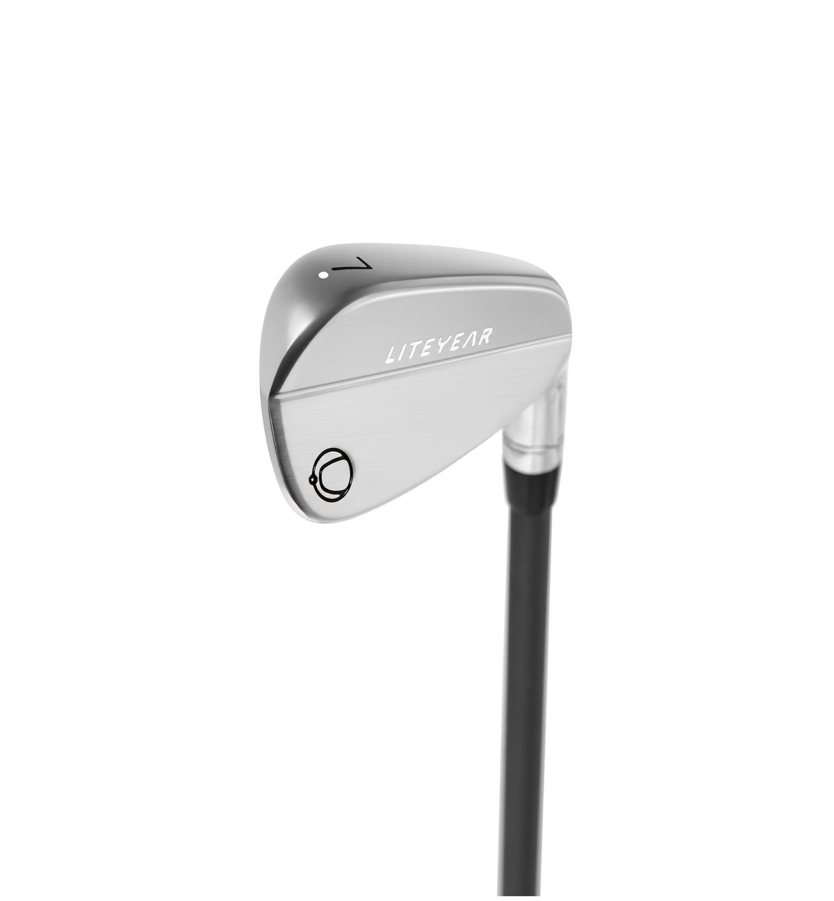 Golf club with 'LITEYEAR' branding on a white background