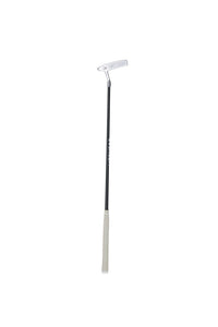 Golf club head with a black shaft on a white background