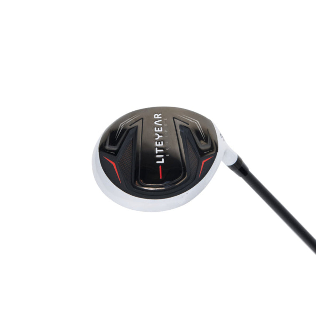 Golf club head with 'Liteyear' branding on a white background